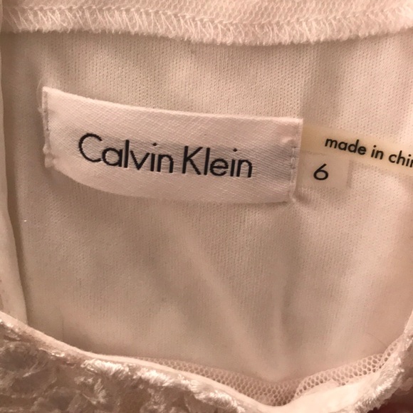 White Sequin Lace Dress (Never Worn) - Picture 2 of 2